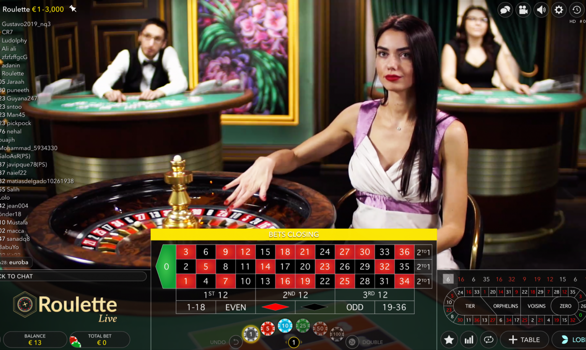 Roulette live casino